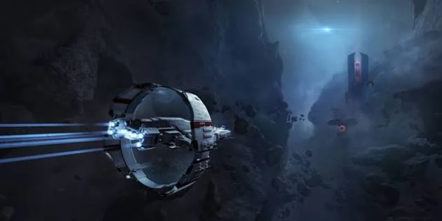 An EVE Online exploration vessel